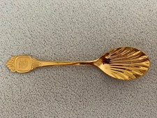 DRACHE-ROCRONI Sahnelöffel vergoldet 23 karat Sonderedition