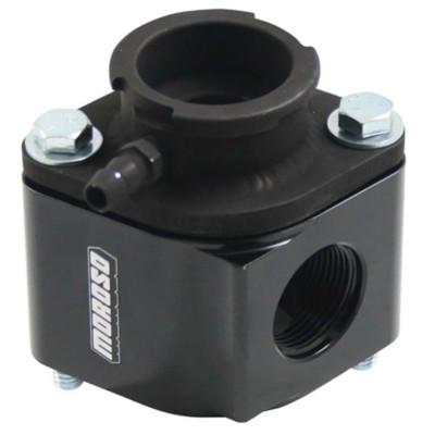Moroso 63421 Moroso Filler Neck Manifold Housing (Use w/Part No 63460/63461/63465/63466) - Aluminum main image 0