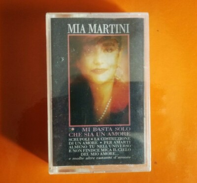 CASSETTE Mia Martini    Mi Basta Solo Che Sia Un Amore NUOVA SIGILLATA 1991