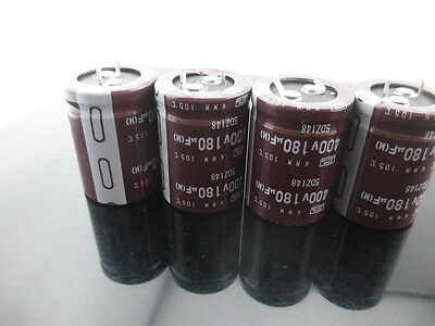 2pcs Nippon Chemi-détenu NCC KMR 180mfd 450 V 180UF condensateur électrolytique 25X30mm