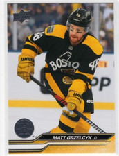 Matt Grzelcyk 23-24 Upper Deck Series 2 Base Common #269 Boston Bruins