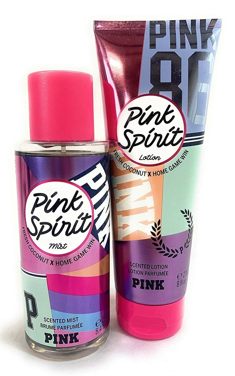 VICTORIA'S SECRET PINK SPIRIT SCENTED BODY MIST & LOTION (SET OF 2)