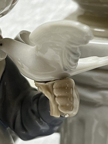 Lladro Figure Glorious Spring 11.5” Girl Holding A Flower Umbrella Damaged C14E - Picture 5 of 14