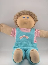 Vintage 1978 1983 Cabbage Patch Kids Doll Blue Eyes Light Hair Red signature