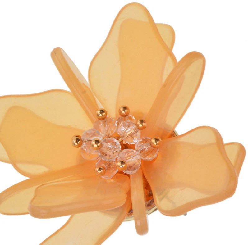 Pendientes MARNI H&M Flor Naranja Pura Foto 2 de 3