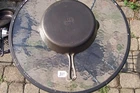 Griswold Cast Iron Skillet #9 SBL Erie, PA,  Small Logo Round Bottom 710
