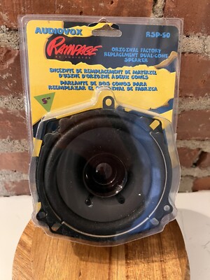 Audiovox Speakers Rampage 5  Dual-Cone RSP-50 25 Watts NOS