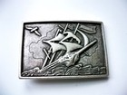 Umjubelt Gürtelschnalle Schliesse Schnalle Buckle Segelboot Meer - für Segelfans