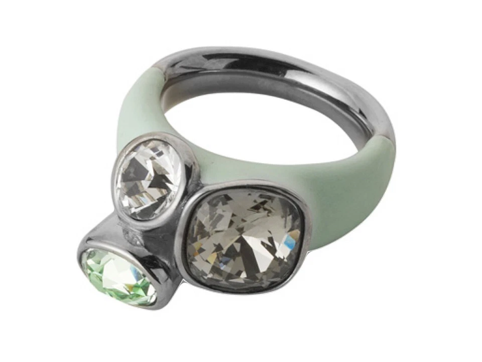 Anel Atelier Swarovski G. Lynn. (Sapo) Incomum Raro 1 Coleção. Tamanho 52. Novo na caixa. - Imagem 3 de 4