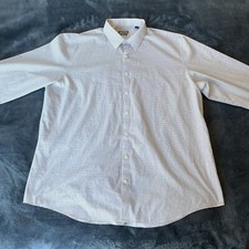 Kenneth Cole Reaction Long Sleeve Button Up Collar Shirt 17.5 34-35