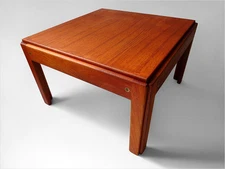1960 J. ANDERSEN SILKEBORG DANISH-MODERN FINE TEAK WOOD COFFEE TABLE EAMES ERA
