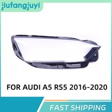 FOR AUDI A5 RS5 RIGHT DRIVER SIDE FRONT HEADLIGHT HEADLAMP LENS COVER 2017-2020