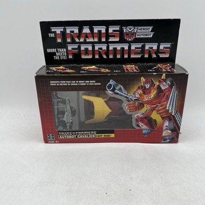 Transformers Autobot Cavalier ''HOT ROD'' G1 Reissue 2003 Hasbro Takara New!