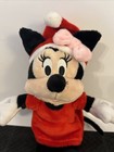 WALT DISNEY CHRISTMAS HOLIDAY WINTER MINNIE AND MICKEY MOUSE 9” PLUSH Santa Hat — photo 2