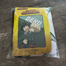 My Hero Academia Izuku Midoriya Deku Multicolor Fleece Blanket 45 x 60 in