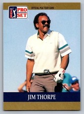1990 PRO SET GOLF CARD #43 JIM THORPE