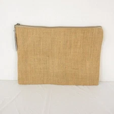 NiSBa Beige Clutch Bag Women's Used Excellent Condition 35cm x 24.5cm