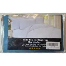 New Cot Sheet Set 33" x 75" Turkish Blue Light - NEW