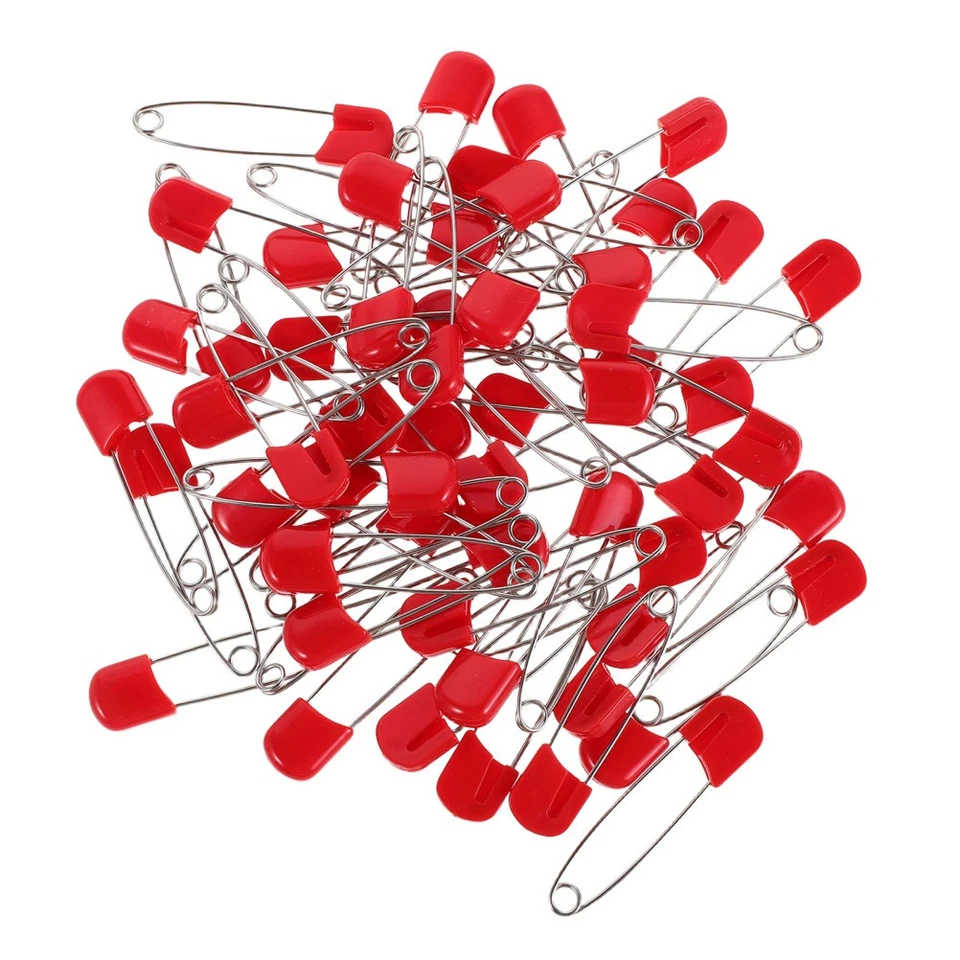  100 Stück Sicherheitsnadeln: Edelstahlverschlüsse zum Nähen – leichte - Bild 3 von 4