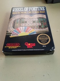 Wheel Of Fortune - Nintendo NES Game With Box - Good Condition