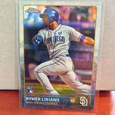 Topps 2015 Topps Chrome Rymer Liriano San Diego Padres Rookie Card #116. rookie card picture