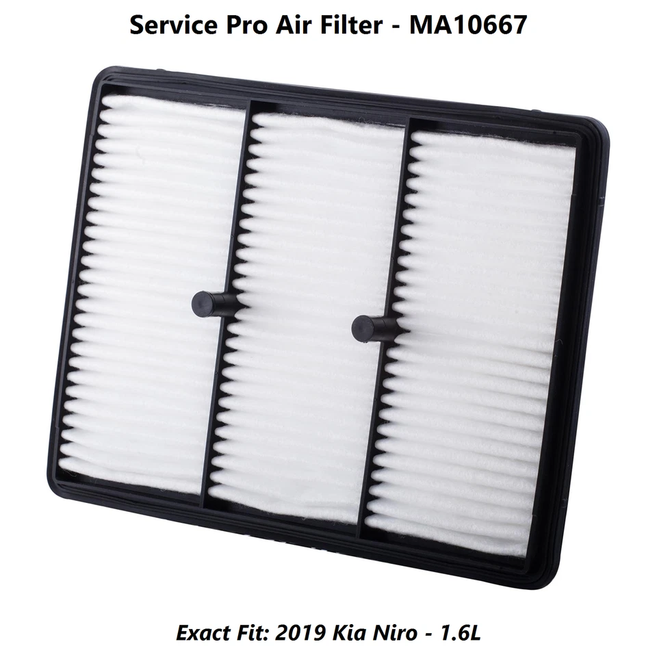2019 Kia Niro 1.6L Complete Air, Oil & Cabin Filter Kit (5W-30) Foto 4 de 4