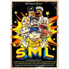 SML Jeffy Puppet Characters Comedy YouTube Series Art Poster