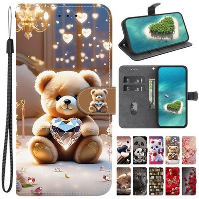 Klapp Leder Geldbörsenhülle Schutzhülle Für Samsung A17 A56 A36 A26 A16 A35 A55