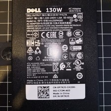 Dell OEM 130W Charger Adapter HA130PM160 - Excellent
