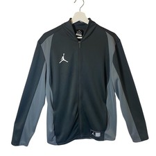 Nike Air Jordan Dri-Fit Jacket Jumpman Men Sz M Black Grey Track 824707-060