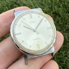 Vintage Rare Timex Electric Crown On Back Watch - For Parts Or Repair