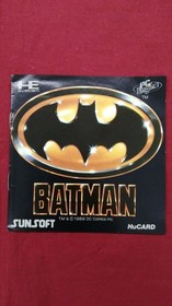 SUNSOFT PC ENGINE SOFT BATMAN Used