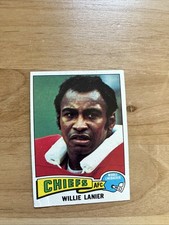 1975 TOPPS WILLIE LANIER #325 KANSAS CITY CHIEFS HOF