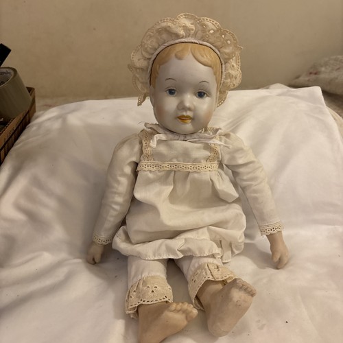 Bisque vintage, porcelana, Alemania, Japón, ¿inglés? Bebé, muñeca. Muy antiguo. - Imagen 3 de 11