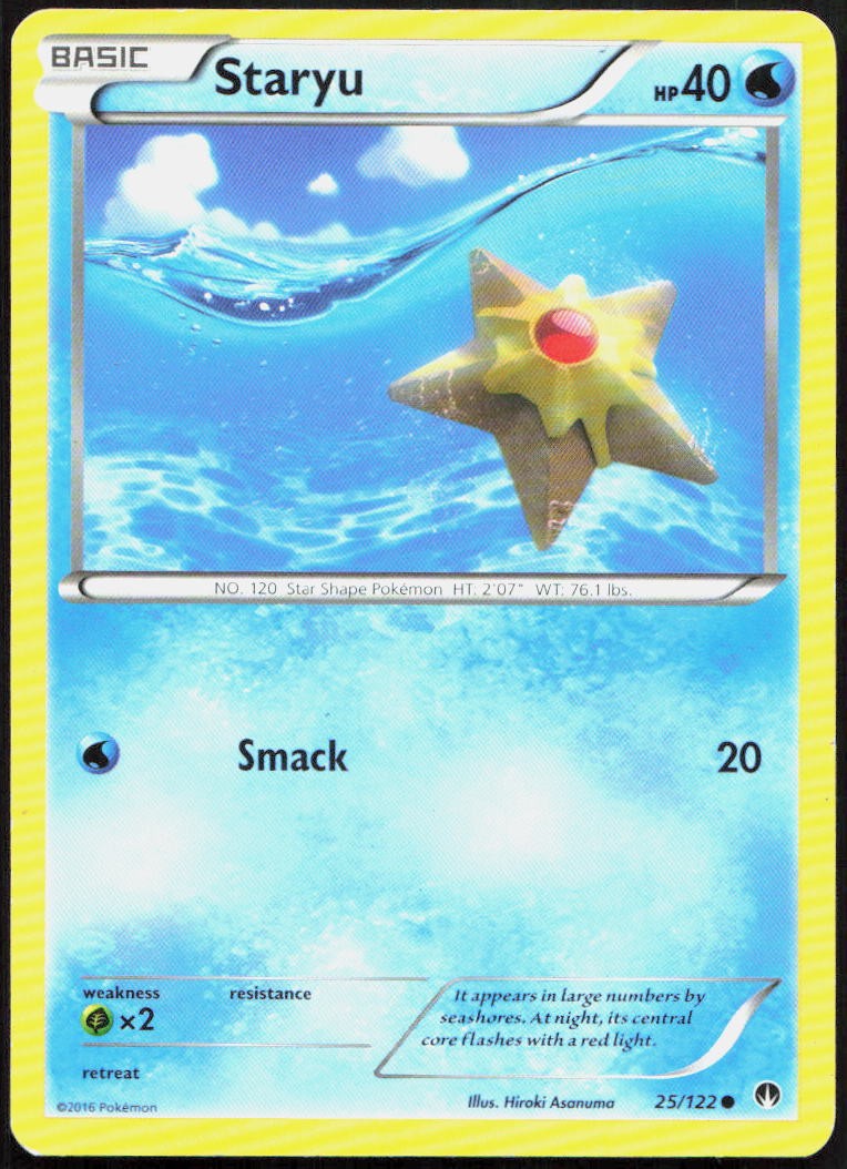 Staryu 25/122 Common BREAKpoint Pokemon