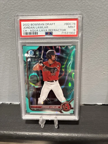 2022 Bowman Draft JORDAN LAWLAR #BDC-78 Aqua Lava Refractor RC /199 DIAMONDBACKS