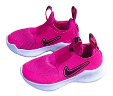 Nike Flex Runner 3 PS Slip On Shoes Laser Fuchsia Black Size 8C FN1294-602