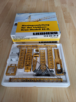 Liebherr 112 EC-H 8 Kran Oberdrehkran Kletterkran Hochbaukran Conrad 1:87 OVP