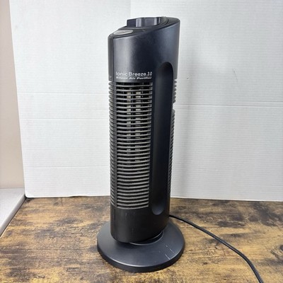 Sharper Image Ionic Breeze 3.0 Silent Air Purifier SI397 Black Tested & Working!
