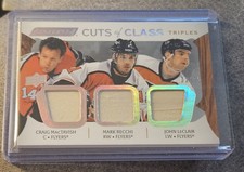 2025 UD Engrained Icons Philadelphia  Cuts Of Class LeClair/Recchi/MacTavish /25