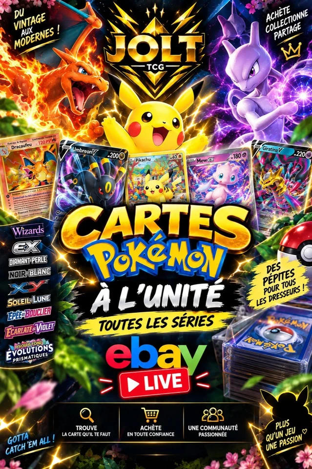 ⚡ Cartes Pokémon à l’Unité | Toutes Séries 🔥