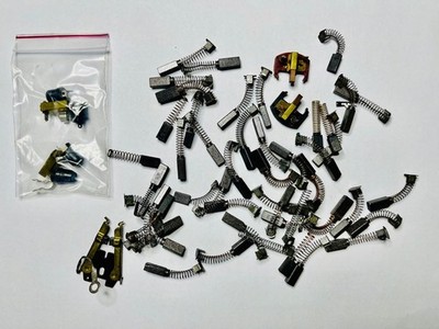 KONVOLUT verschiedener Kohlen für Bürstenmotoren neu und teilweise gebraucht