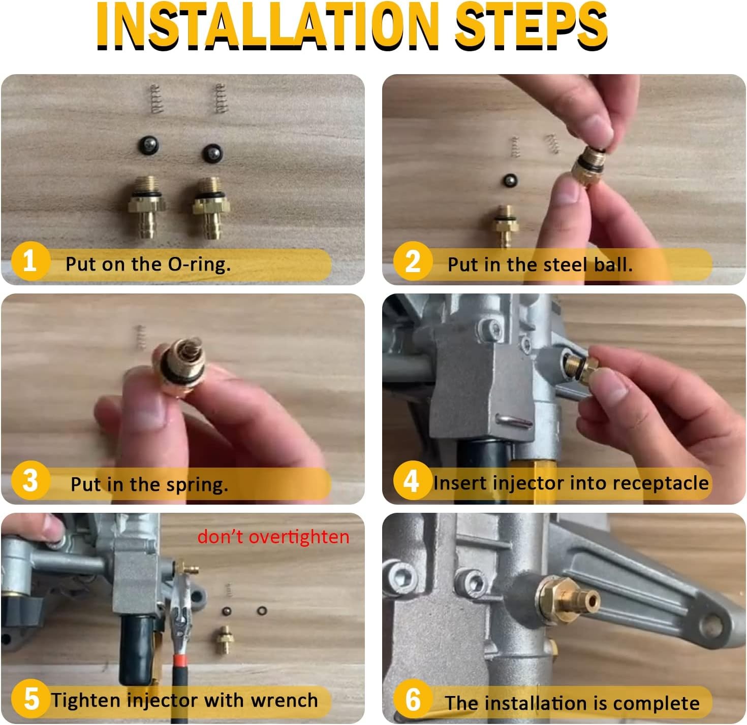Pressure Washer Chemical Soap Injector Kit for Briggs and Stratton, Homelite, Ry