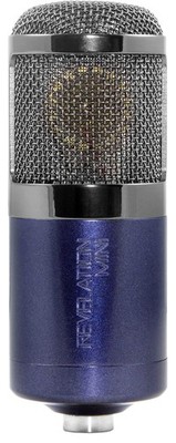 MXL Revelation FET Mini Microphone - Classic Blue with black chrome accents