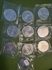 10 Quantity, 1984 Engelhard 1oz Silver American Prospector, Items Shown In Photo