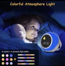 Kids Alarm Clock for Bedroom: Ok to Wake Clock with Sunrise Moon SH-2