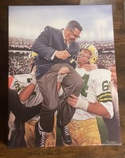 Vince Lombardi Last Ride Super Bowl 2 12x16 Canvas12x16 