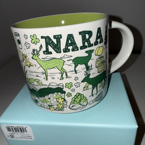 Taza Starbucks Japón Nara, serie Been There, edición Nara, nueva en caja, 14 oz/414 ml - Imagen 2 de 10