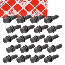 20x febi Radschraube M14x1,5mm für RENAULT LAGUNA 3 ESPACE 4 LATITUDE 8200473363