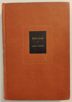 Don Juan By Lord Byron 1949 Modern Library HC